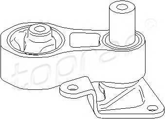 TOPRAN 302 762 Підвіска, ступінчаста коробка