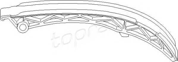 TOPRAN 407 906 Планка натяжного устройства,