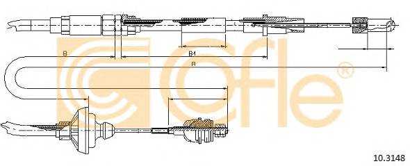COFLE 10.3148 Трос зчеплення