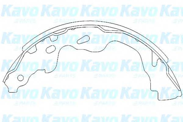 KAVO PARTS KBS-9905 Комплект тормозных колодок
