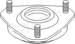 TOPRAN 302 239 Опора стойки амортизатора