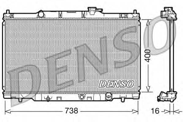 DENSO DRM40011 Радиатор, охлаждение двигателя