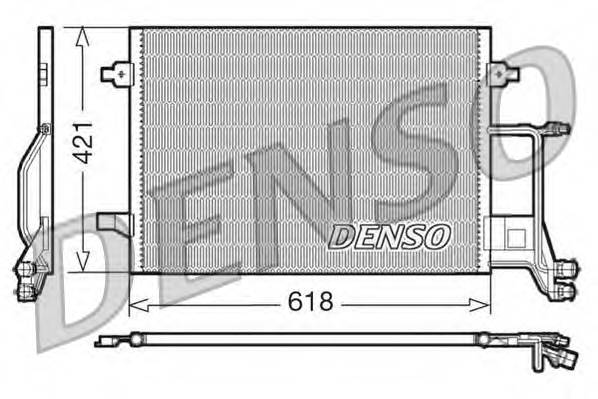 DENSO DCN02013 Конденсатор, кондиціонер