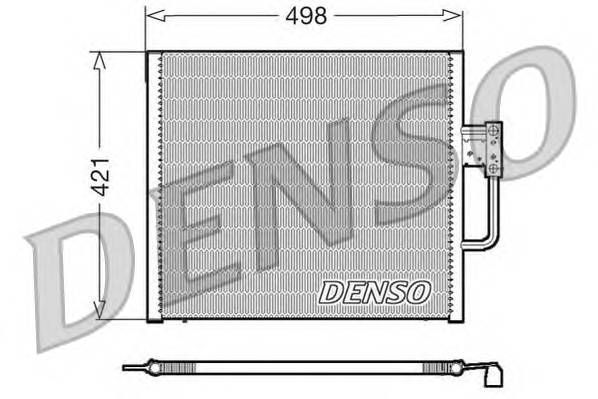 DENSO DCN05015 Конденсатор, кондиционер