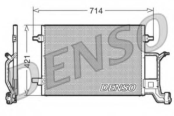 DENSO DCN32019 Конденсатор, кондиціонер