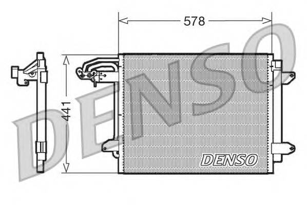 DENSO DCN32030 Конденсатор, кондиционер
