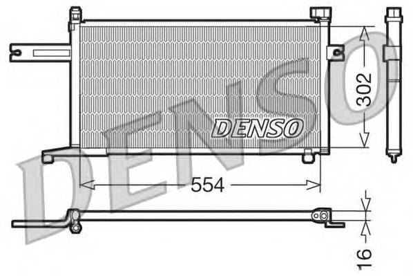 DENSO DCN46005 Конденсатор, кондиционер