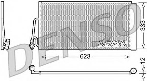 DENSO DCN05102 Конденсатор, кондиционер