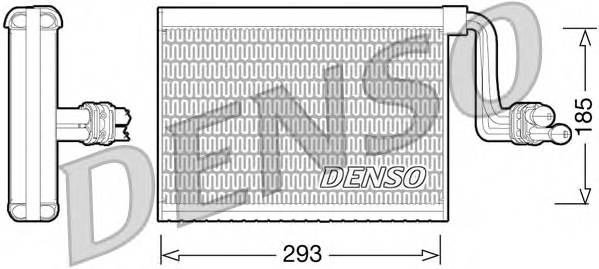 DENSO DEV05002 Випарник, кондиціонер