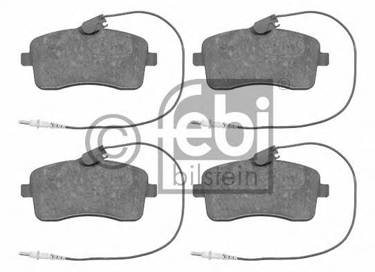 FEBI BILSTEIN 16547 Комплект гальмівних колодок,