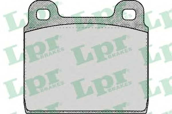 LPR 05P109 Комплект тормозных колодок,