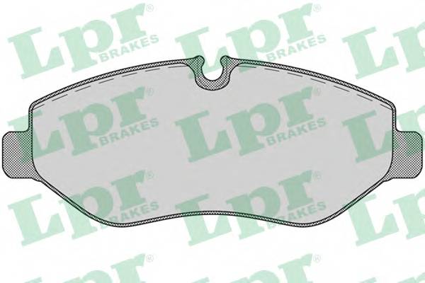 LPR 05P1275 Комплект гальмівних колодок,