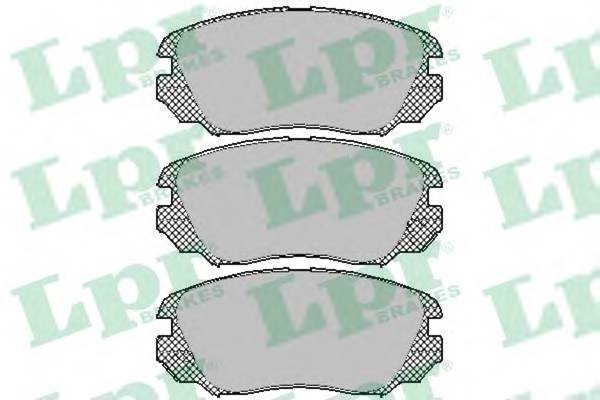 LPR 05P1409 Комплект тормозных колодок,