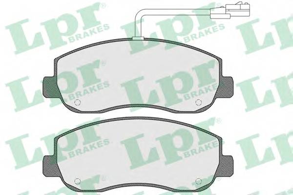LPR 05P1579 Комплект тормозных колодок,