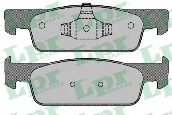 LPR 05P1702 Комплект тормозных колодок,