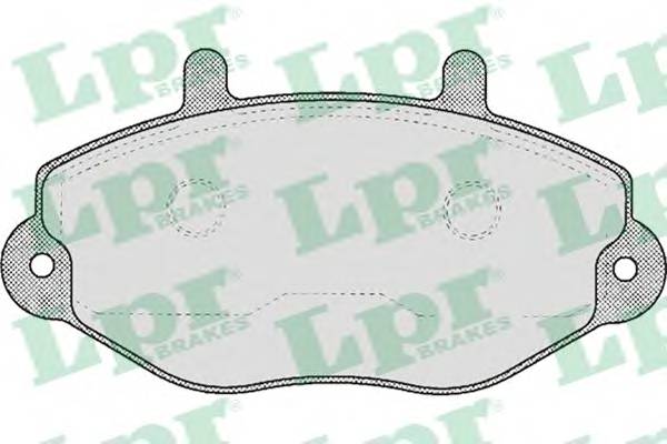 LPR 05P482 Комплект гальмівних колодок,