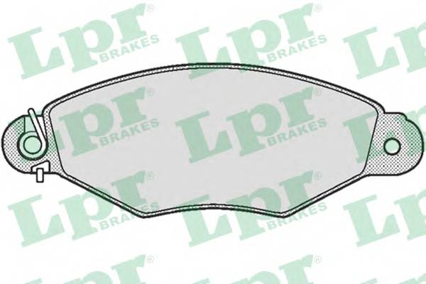 LPR 05P662 Комплект гальмівних колодок,