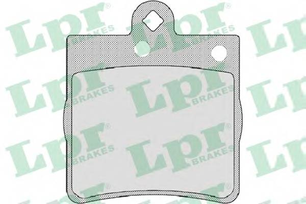 LPR 05P726 Комплект гальмівних колодок,