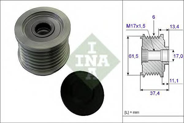 INA 535 0023 10 Механизм свободного хода