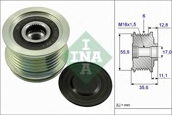 INA 535 0041 10 Механизм свободного хода