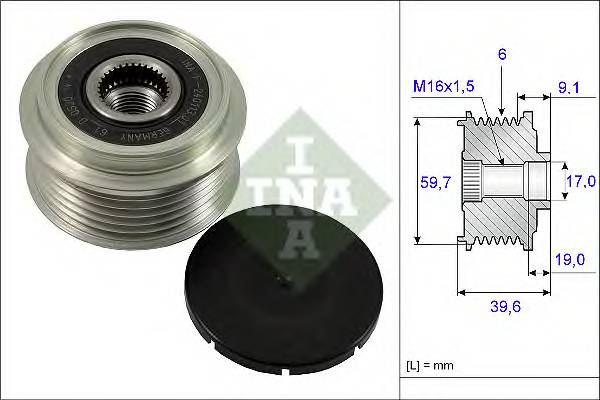 INA 535 0065 10 Механизм свободного хода