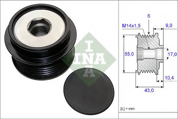 INA 535 0208 10 Механизм свободного хода