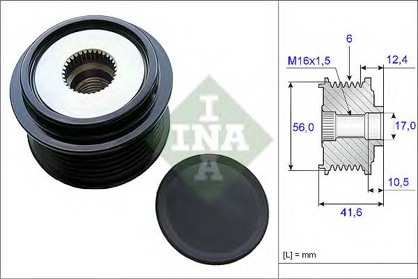 INA 535 0210 10 Механізм вільного ходу