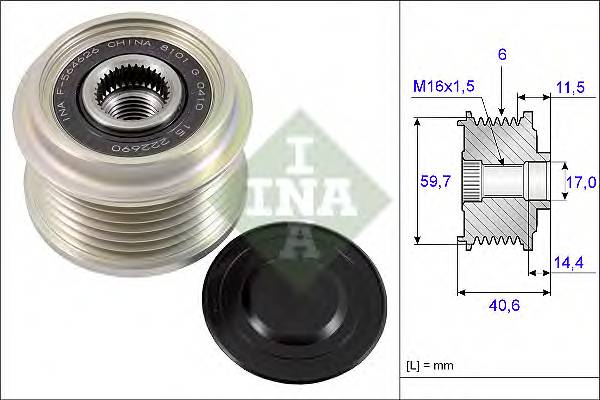 INA 535 0227 10 Механизм свободного хода