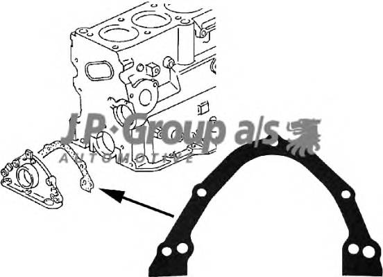 JP GROUP 1119100300 Прокладка, крышка картера