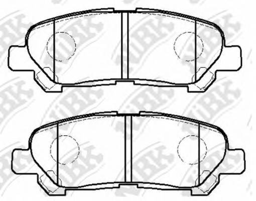 NiBK PN1848 Колодки гальмівні