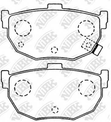 NiBK PN2130 Колодки гальмівні дискові