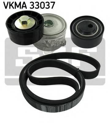 SKF VKMA 33037 Поликлиновой ременный комплект