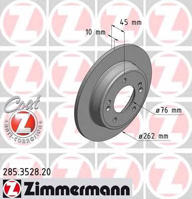 ZIMMERMANN 285.3528.20 Тормозной диск