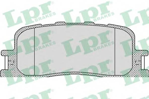 LPR 05P1115 Комплект гальмівних колодок,