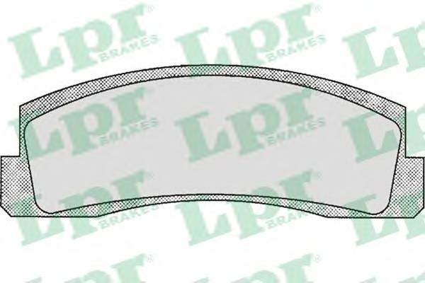LPR 05P179 Комплект гальмівних колодок,