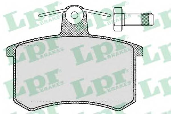 LPR 05P215 Комплект гальмівних колодок,