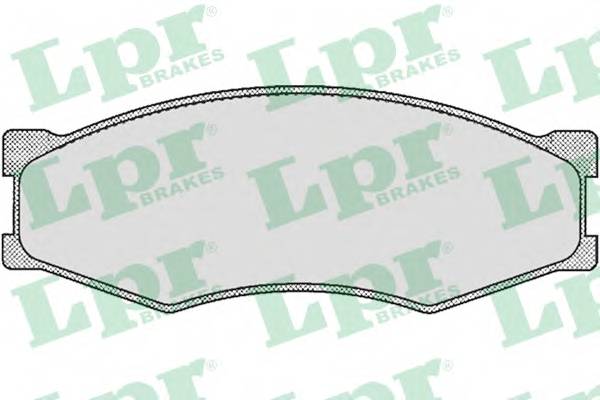 LPR 05P264 Комплект гальмівних колодок,