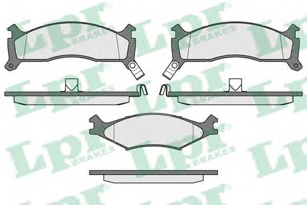 LPR 05P426 Комплект гальмівних колодок,