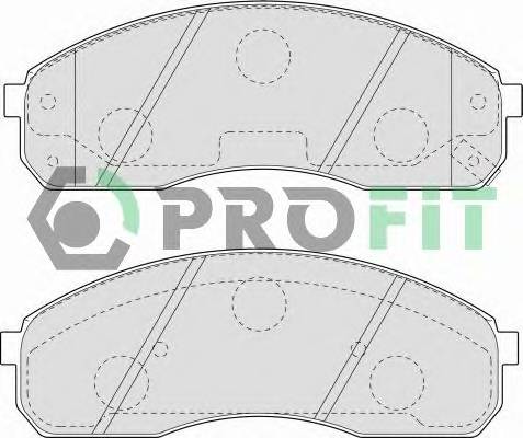 PROFIT 5000-1595 Колодки гальмівні дискові