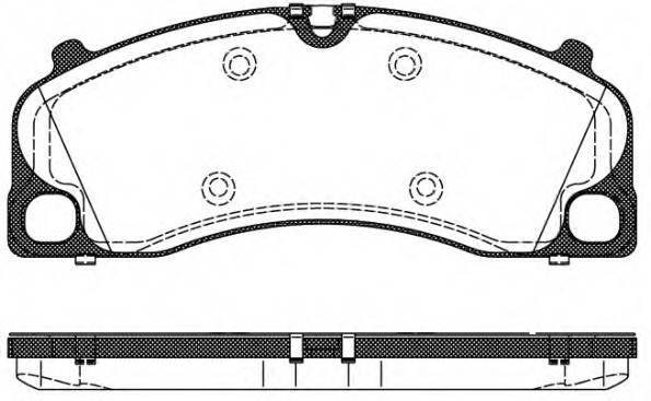 REMSA 1509.00 Комплект тормозных колодок,