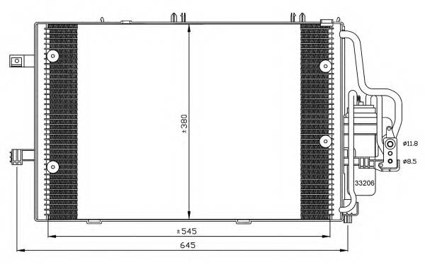 NRF 35530 Конденсатор, кондиционер