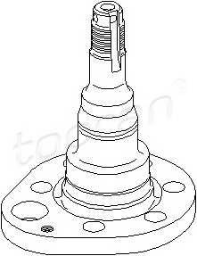 TOPRAN 102 821 Ступица колеса