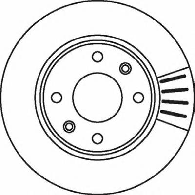 BENDIX 562027B Тормозной диск