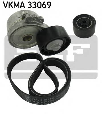 SKF VKMA 33069 Поликлиновой ременный комплект