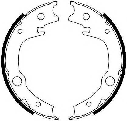 FERODO FSB4014 Комплект гальмівних колодок,