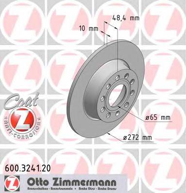 ZIMMERMANN 600.3241.20 Тормозной диск