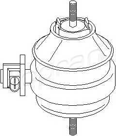 TOPRAN 107 959 Підвіска, двигун