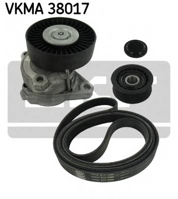 SKF VKMA 38017 Поликлиновой ременный комплект