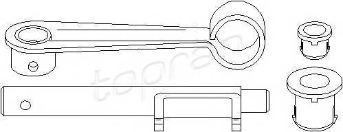 TOPRAN 722 142 Возвратная вилка, система