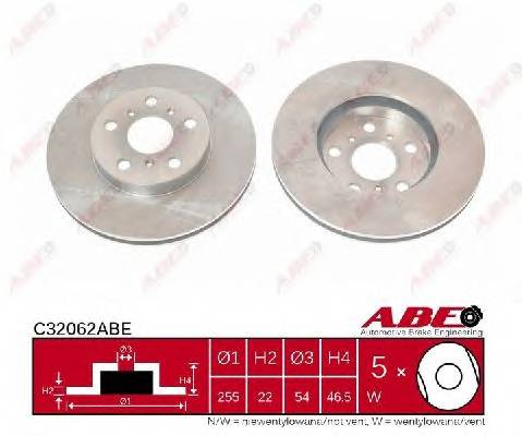 ABE C32062ABE Тормозной диск